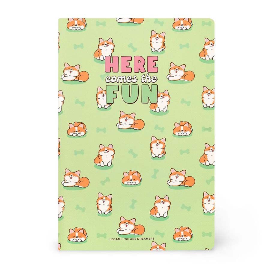 Libreta B5 Legami Corgi