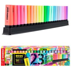 Marcadores flurescentes Stabilo Boss 23 colores