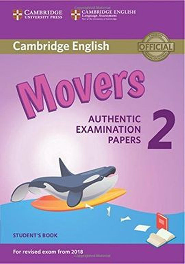 Cambridge English Movers 2 Students'S Book. Exams 2019