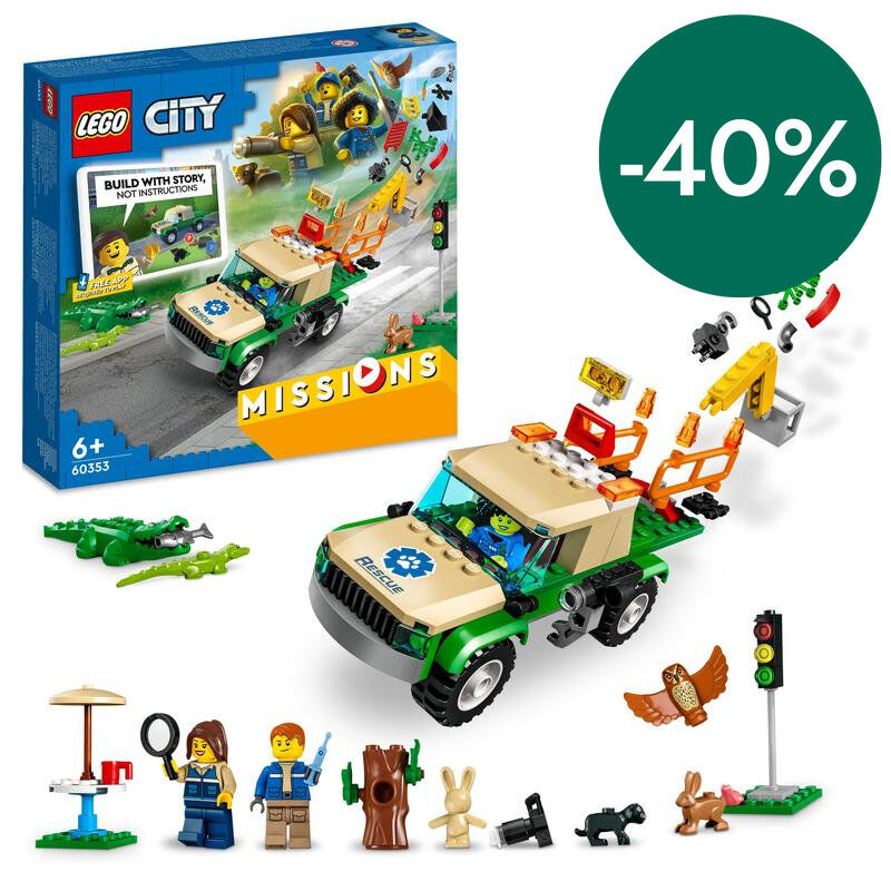 LEGO&reg; City Missions Rescat Animals 60353