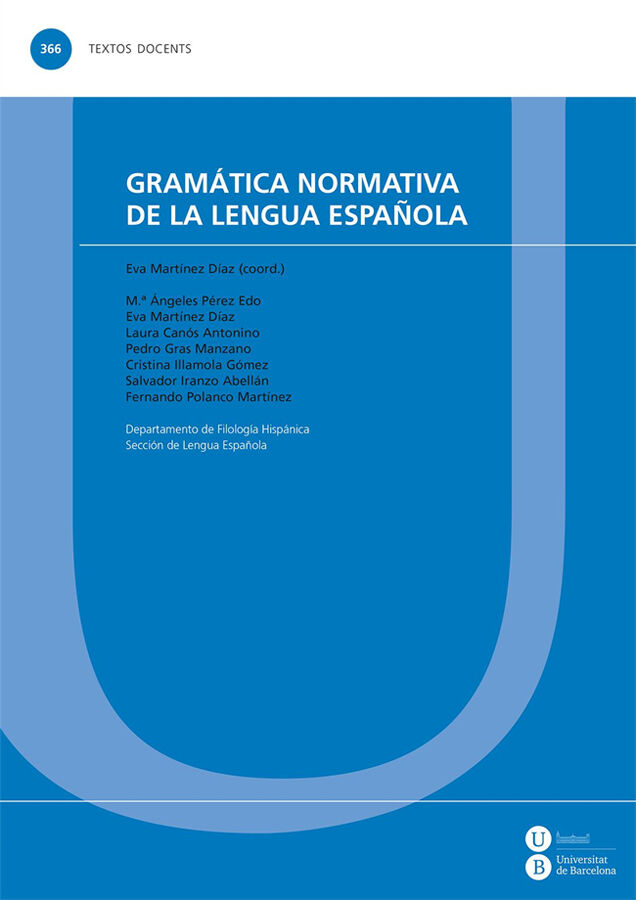 Gram&aacute;tica normativa de la lengua espa&ntilde;ol