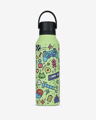 Botella Termo Runbott 600 ml Retro Gamer Green