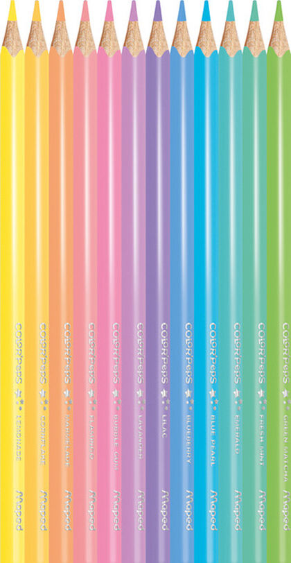 Estoig de llapis de colors Maped Pastel 12 colors