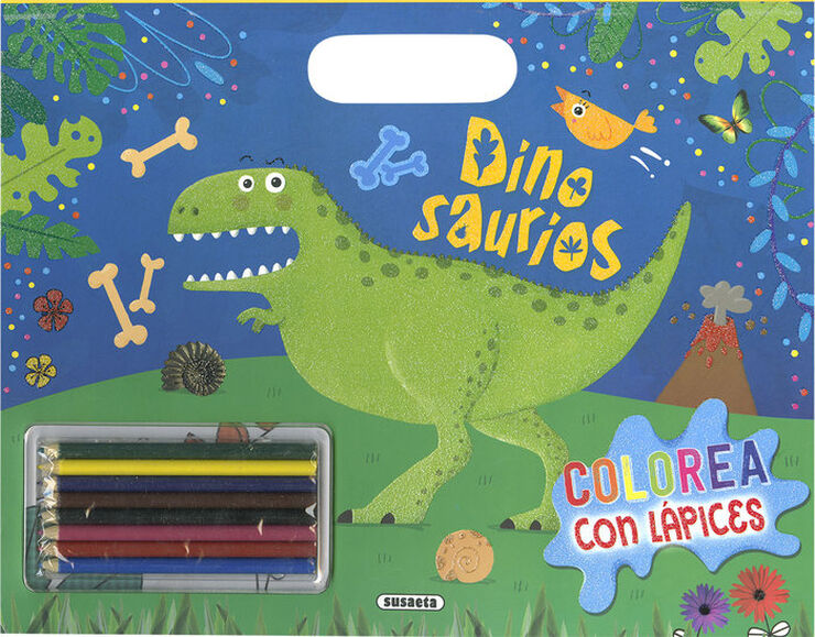 Dinosaurios – colorea con lápices