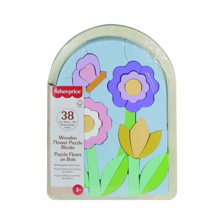 Fisher Price Encaix Fusta Flors