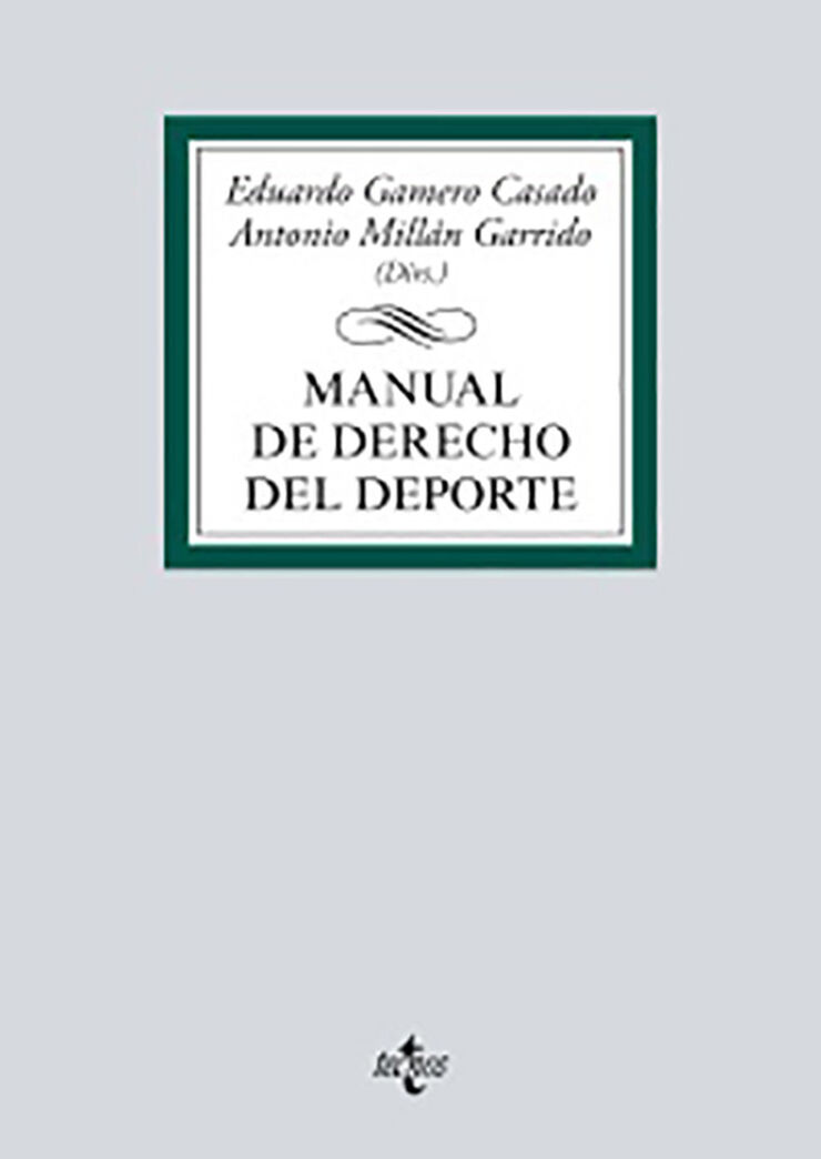 Manual de derecho del deporte