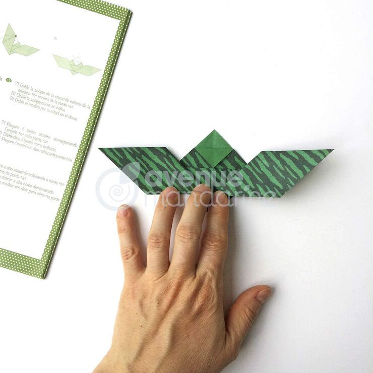 Caixa creativa Origami Dinos Avenue Mandarine