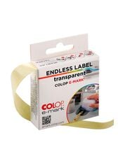 Etiqueta Colop E-Mark Go transparent 14mm x 8m Etiqueta Colop E-Mark Go transparent 14mm x 8m