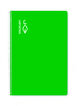 Libreta espiral Folio cuadros 100 hojas Verde