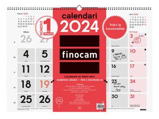 Calendari paret Finocam Mixte XL 2024 cat