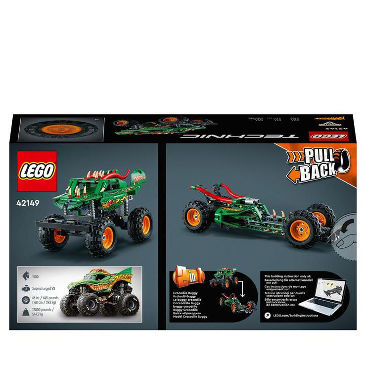 LEGO® Technic Monster Jam Drac 2en1 42149
