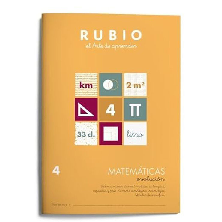 Matemáticas Evolución 4 Rubio