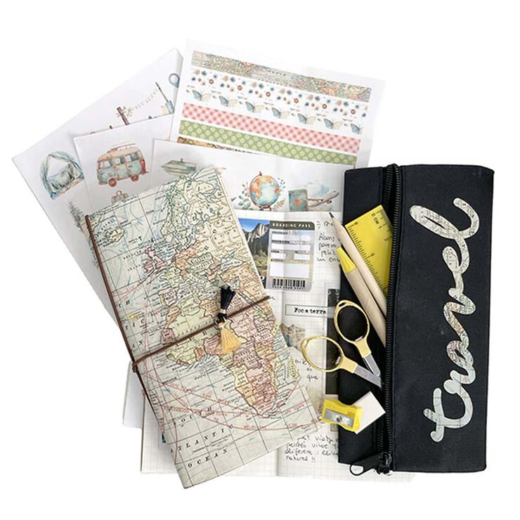 Kit de manualidades Cuaderno Viaje Stampam