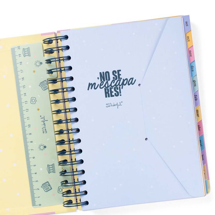 Agenda escolar Mr. Wonderful Wonder dia/pàg cat 2025-26 Gran dia a la vista