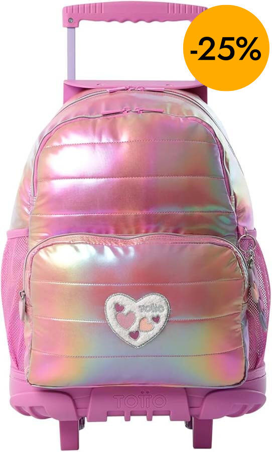 Mochila con ruedas Totto Glowy L
