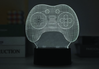 Itotal Let's Play Lámpara 3D mando