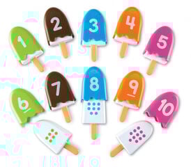 Juego simbólico Learning Resources Helados con números