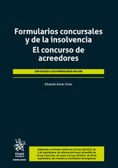 Formularios concursales y de la insolvencia. El concurso de acreedores