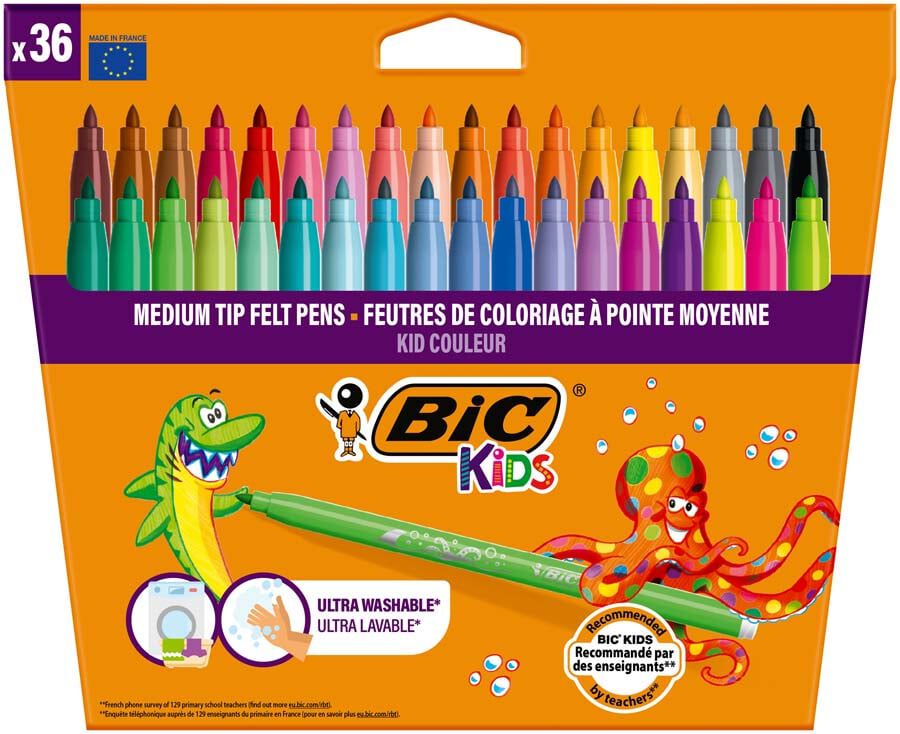 Rotuladores Bic Kids Color 36 colores