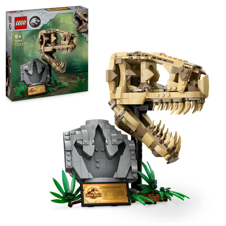 LEGO® Jurassic World Fósiles de Dinosaurio: Cráneo de T. Rex 76964