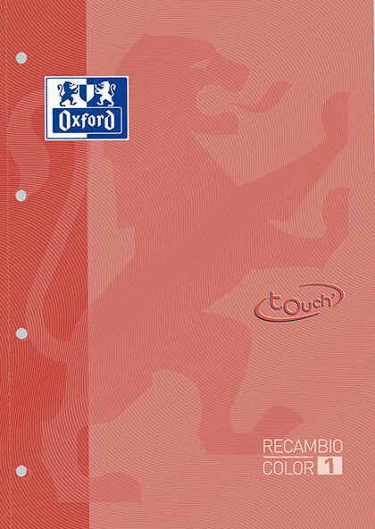 Recanvi Oxford Soft Touch A4+ 5X5 80F Corall Recanvi Oxford Soft Touch A4+ 5X5 80F Corall