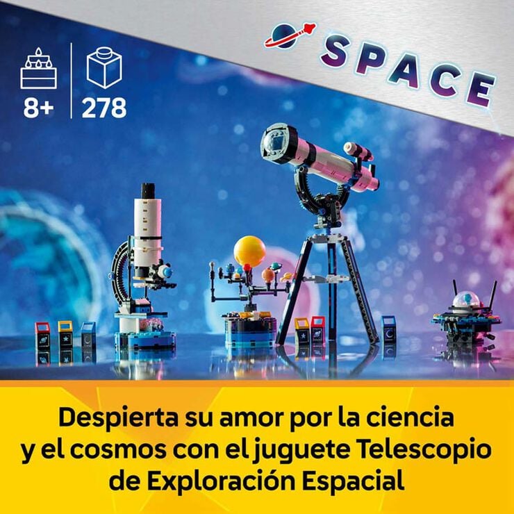 LEGO&reg; LEGO Creator Telescopi d&rsquo;Exploraci&oacute; Espacial 31378