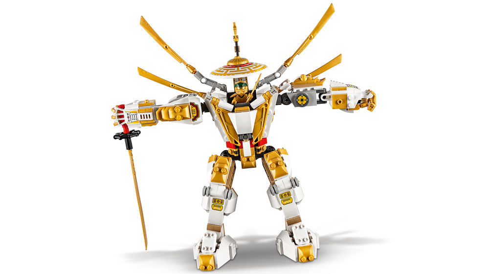 lego ninja dorado