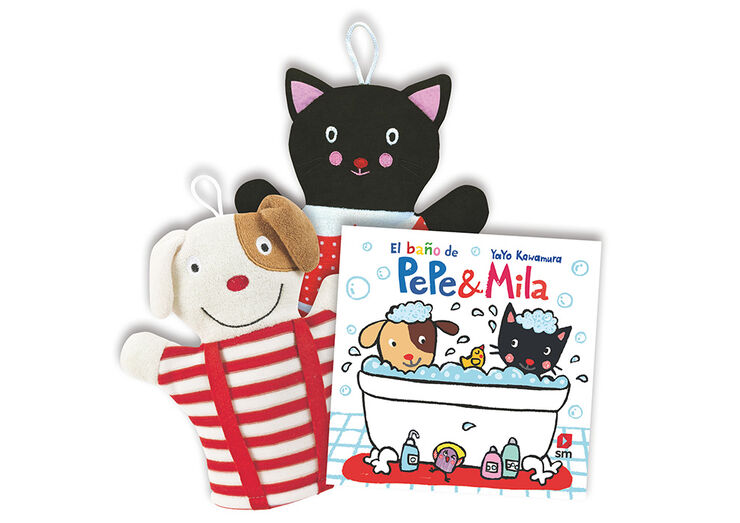Pack de El baño de Pepe & Mila + manoplas