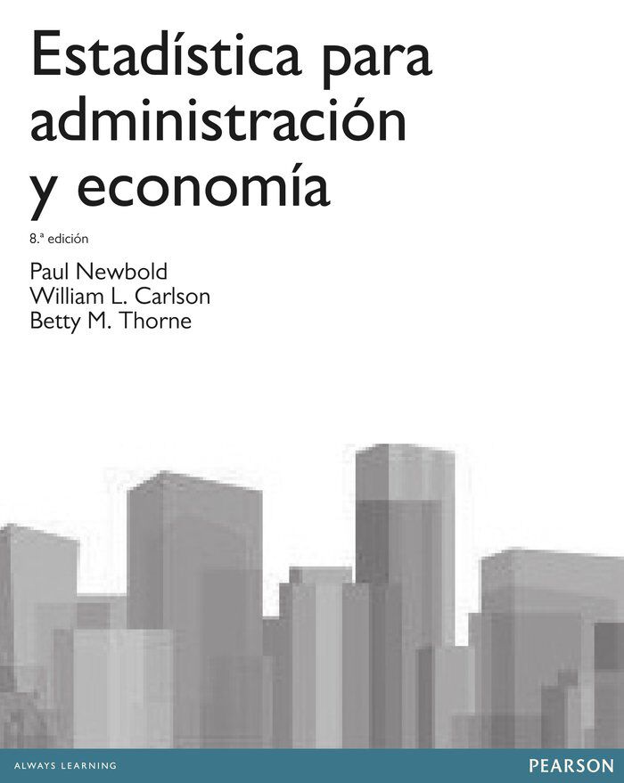 Estad&iacute;sticas para administraci&oacute;n y econo