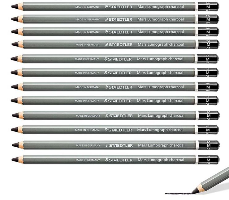 Llapis Graphite Mars Lumograph M 12u