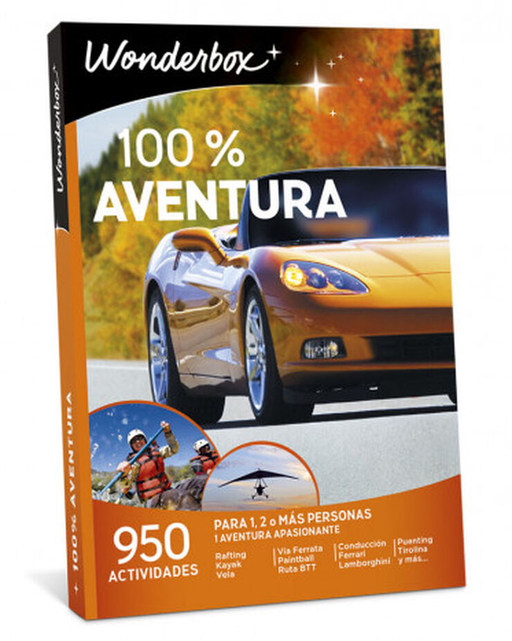 Pack d'experincia Wonderbox 100% Aventura 2017-2018