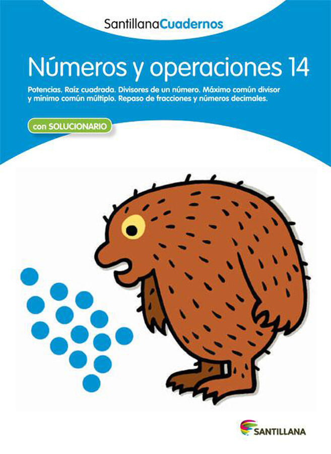 N&uacute;meros y Operaciones 14 Primaria Santillana