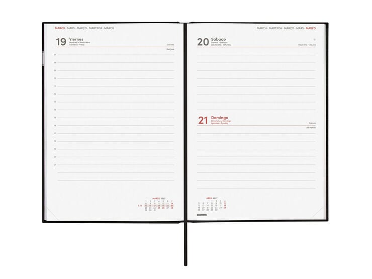 Agenda Finocam Porto Dia P&agrave;gina 2027 Castell&agrave; Negre