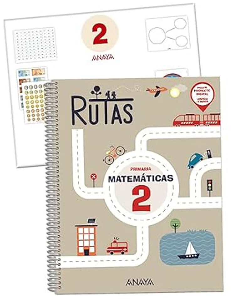 Matemticas 2. Rutas. (Incluye Material Manipulativo)