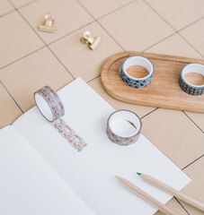 Washi Tape Kokonote Hokusai 4 unidades