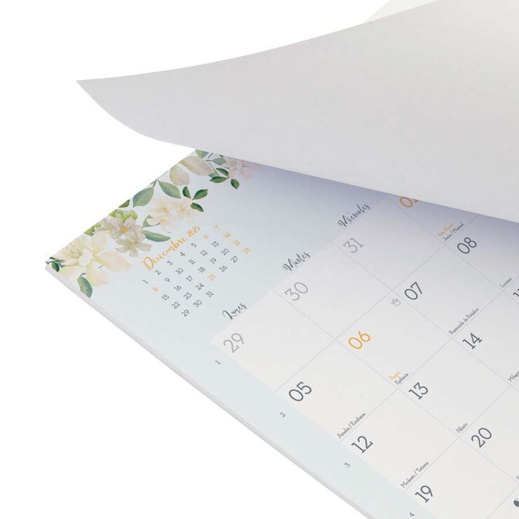 Calendario pared Finocam Iman Des Escribir 25x20 2026 castellano