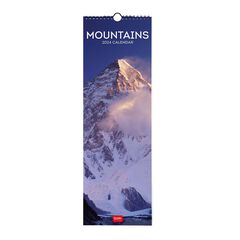 Calendario pared Legami 16X49 2024 Mountains