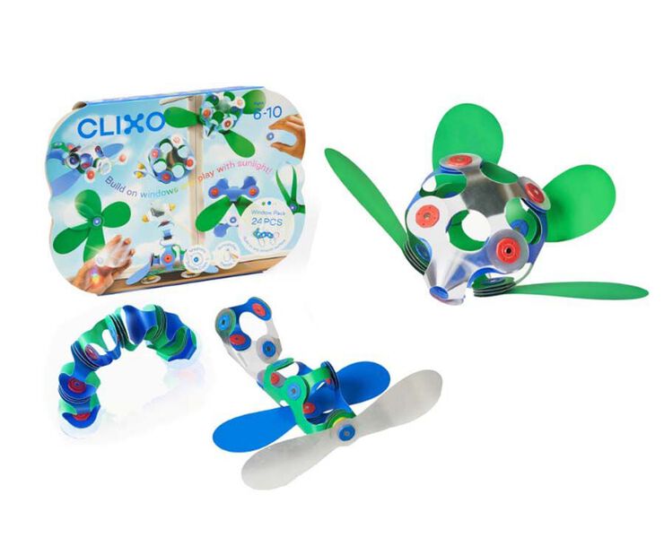 Construcci&oacute;n Magn&eacute;tica Clixo Ventana 24 piezas