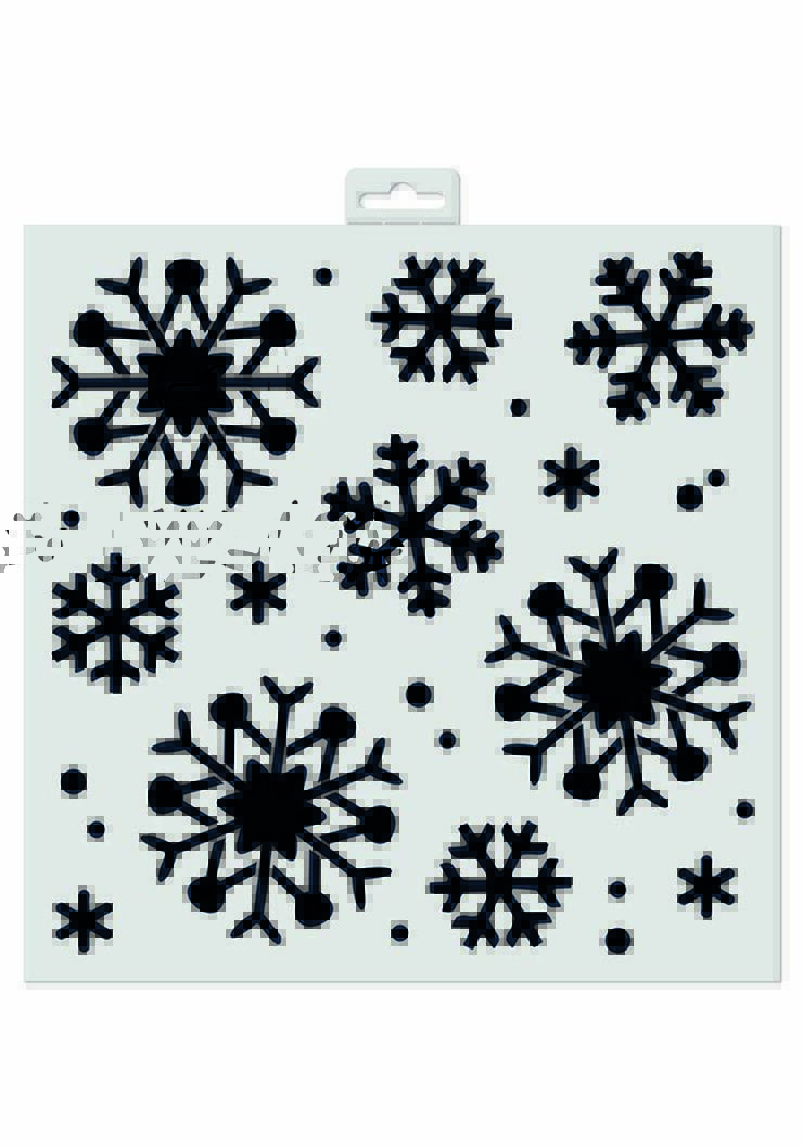 12 Copos de nieve de papel (INCLUYE PLANTILLA)