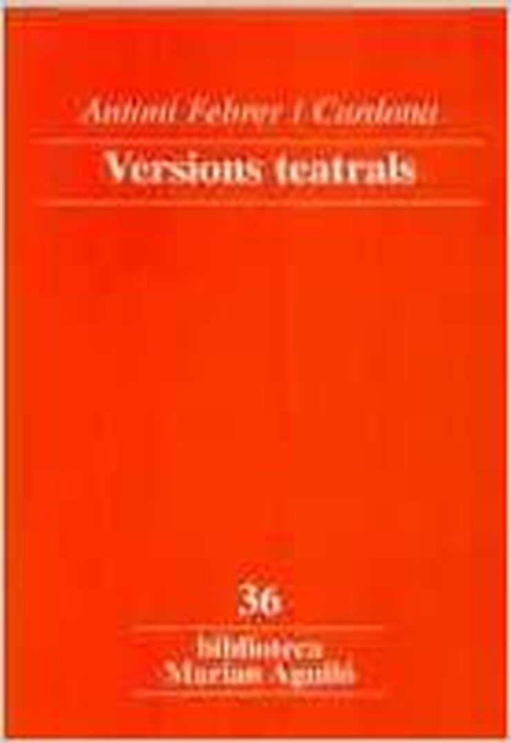 Versions teatrals