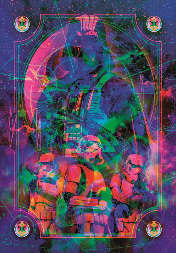 Puzle de 520 Piezas Star Wars Episodios IV, V y VI