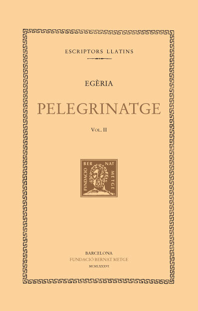 Pelegrinatge, vol. II i &uacute;ltim