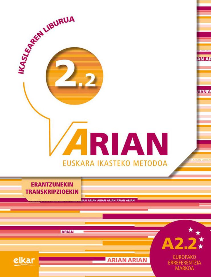 Arian A2.2 Ikaslearen liburua (+CD audioa)