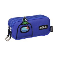 Estuche Doble Among Us Azul