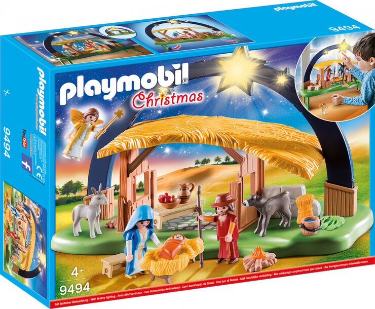 Playmobil Christmas Pesebre con luz 9494