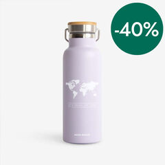 Botella termo Miss Wood lila