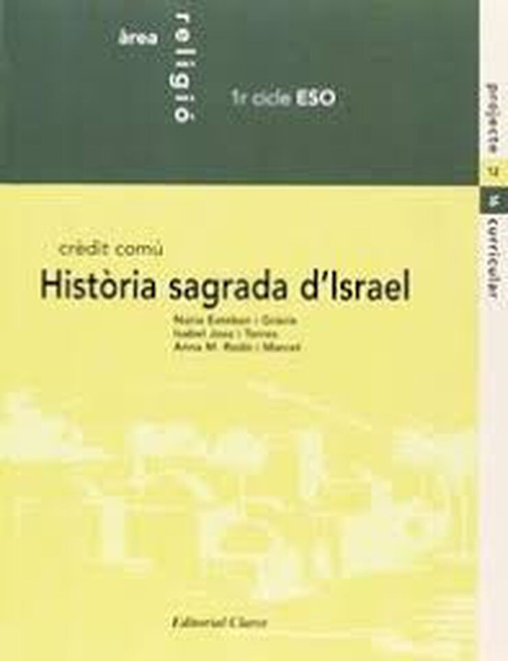 Religió Historia Sagrada D'Israel 1r ESO