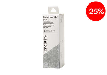 Joy Smart Iron-On 14x48cm plata glitter