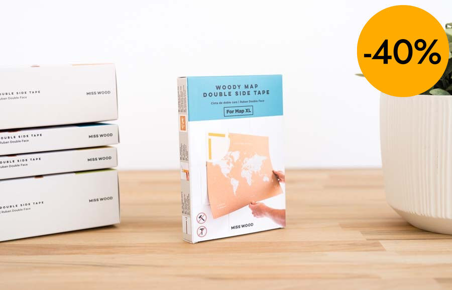 Cinta doble cara Miss Wood 14u