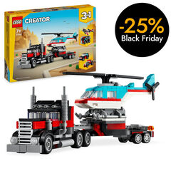 LEGO® Creator Camió Plataforma amb Helicòptero Convertible 31146